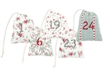 Leonora white calendar bag set of 25 fra GreenGate - Tinashjem